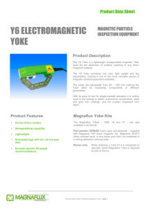 Y6 Electromagnetic Yoke Product Data Sheet
