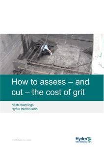 How to assess – and cut – the cost of grit