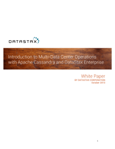 Introduction to Multi-Data Center Operations with Apache