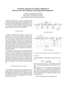 Systematic Approach for Scaling Coefficients of - SoC