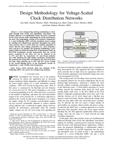 Design Methodology for Voltage-Scaled Clock Distribution Networks
