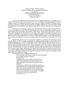 TBI Harness Installation Instructions