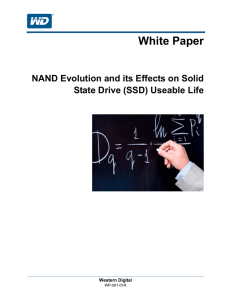 NAND Evolution and its Effects on Solid State Drive