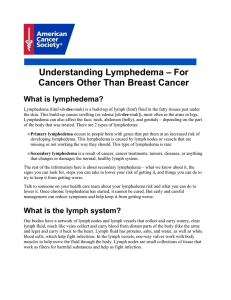 Understanding Lymphedema - American Cancer Society