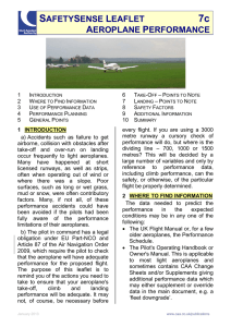 SafetySense Leaflet 07 - Civil Aviation Authority