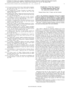 The Classification of Thai Tones in Connected Speech using the