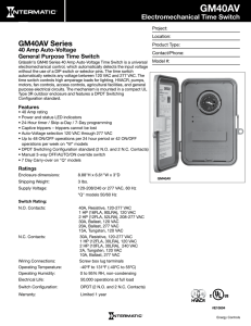 GM40AV - Intermatic