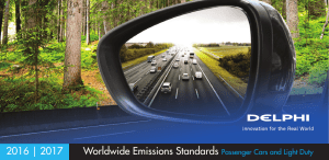 2017 Worldwide Emissions Standards Passenger Cars and