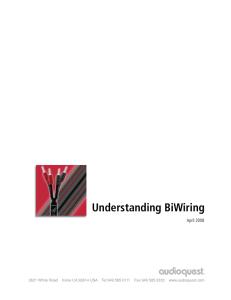 Understanding BiWiring