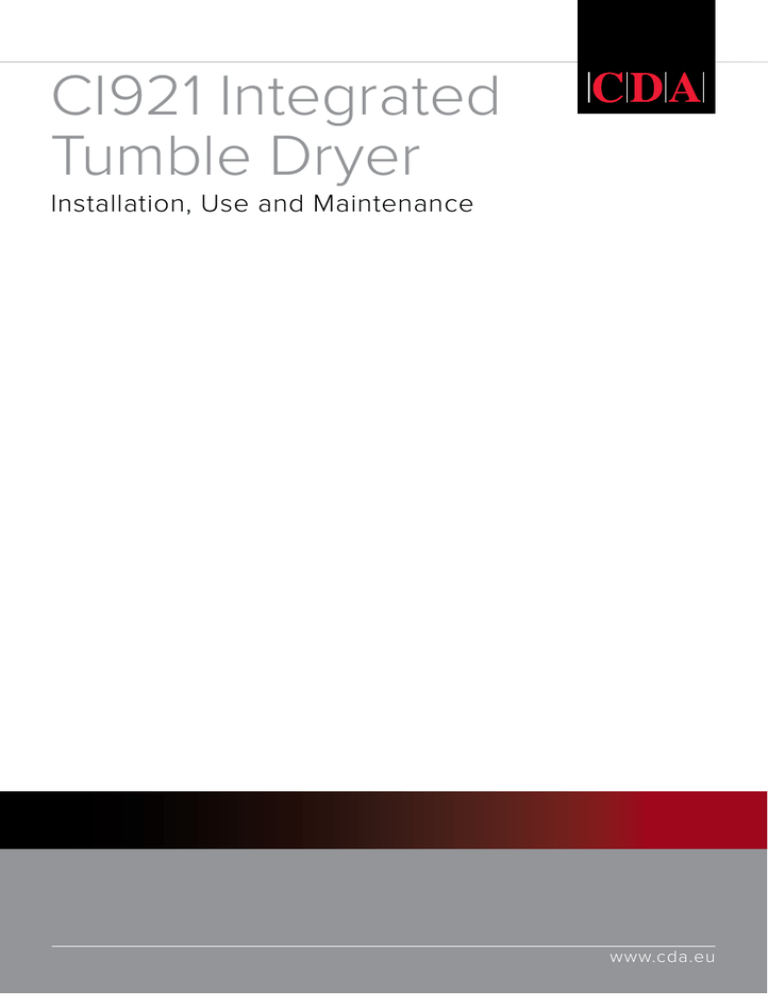 CI921 Integrated Tumble Dryer