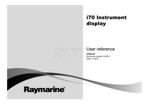 : Raymarine - i70 Multifunktionsinstrument Display, at www.SVB.de