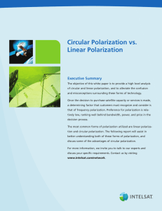 Circular Polarization vs. Linear Polarization