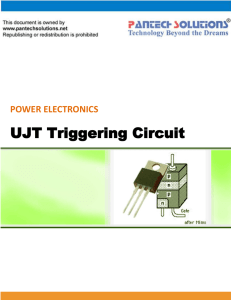 UJT Triggering Circuit