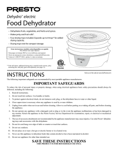 Food Dehydrator