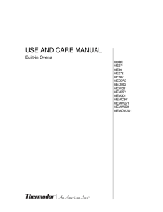 use and care manual