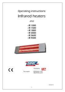 Télécharger la notice du produit : Infrared heaters