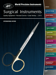 Surgical Instruments - World Precision Instruments