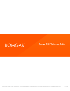 Bomgar SNMP Reference Guide
