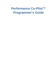 Performance Co-Pilot Programmer`s Guide PDF