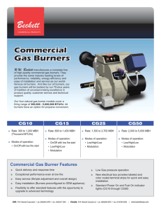 Commercial Gas Burners