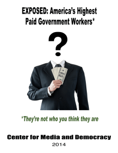 EXPOSED: America`s Highest Paid Government Workers