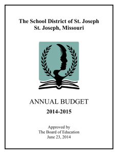 The School District of St - St. Joseph School District