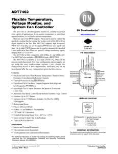 ADT7462 - Flexible Temperature and Voltage