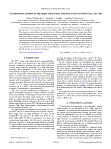 Transition from parabolic to ring-shaped valence band maximum in