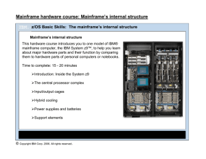 Mainframe`s internal structure