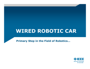 WIRED ROBOTIC CAR