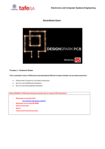 Electronics and Computer Systems Engineering DESIGNSPARK