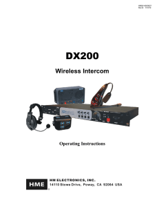 Wireless Intercom - Clear-Com