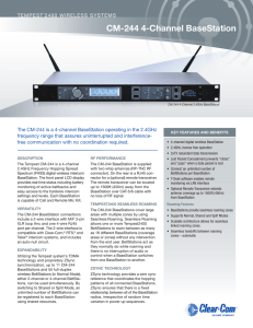 CMd244 4dChannel BaseStation