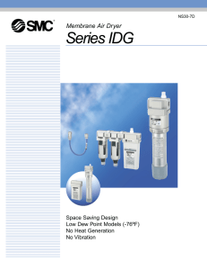 IDG Series - Membrane Air Dryer