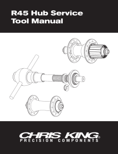 R45 Hub Service Tool Manual