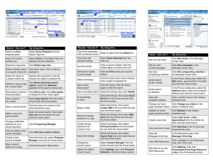 Page 1 Search - How do I? By doing this... Search multiple property