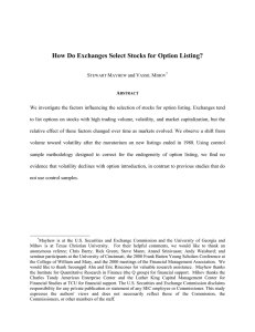 How Do Exchanges Select Stocks for Option Listing?