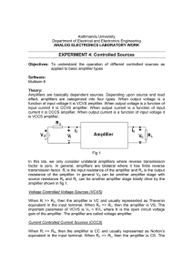 Lab 4: Controlled Sources