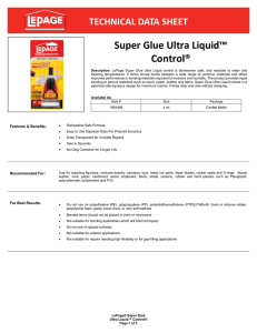 Super Glue Ultra Liquid™ Control®