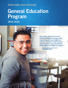 General Education Handbook 2015-2016