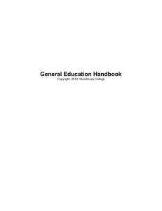General Education Handbook