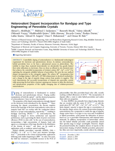 Heterovalent Dopant Incorporation for Bandgap
