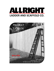 View Full Catalogue - Allright Ladder and Scaffold Co.