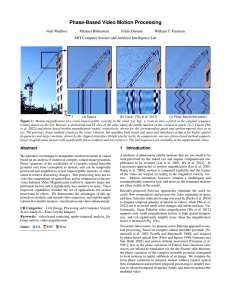 Phase-Based Video Motion Processing - People