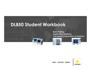 DL850 Workbook Rev. 1.20