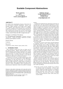 Scalable Component Abstractions