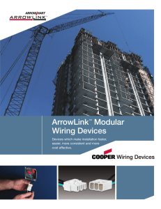 ArrowLink™ Modular Wiring Devices