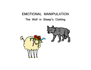 EMOTIONAL MANIPULATION