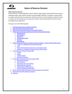 Basics of Reverse Osmosis - Puretec Industrial Water