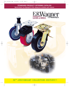 STANDARD PRODUCT OFFERING CATALOG - Casters
